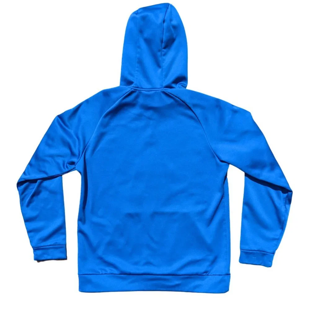 Nike Men's Medium Royal Blue & Black Dri-Fit Pullover Hoodie - Picture 2 of 11
